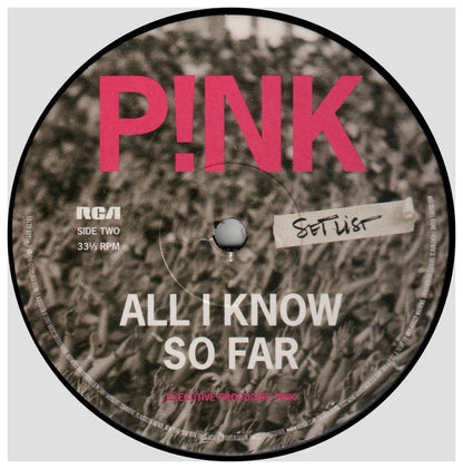 PINK - ALL I KNOW SO FAR: SETLIST (2LP) | VINILO