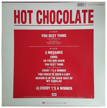 HOT CHOCOLATE - YOU SEXY THING (MEGAMIX) | 12" MAXI SINGLE USADO