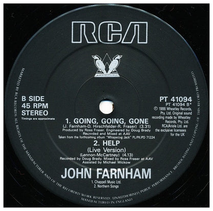 JOHN FARNHAM - YOU'RE THE VOICE | 12" MAXI SINGLE VINILO USADO