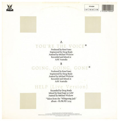 JOHN FARNHAM - YOU'RE THE VOICE | 12" MAXI SINGLE VINILO USADO