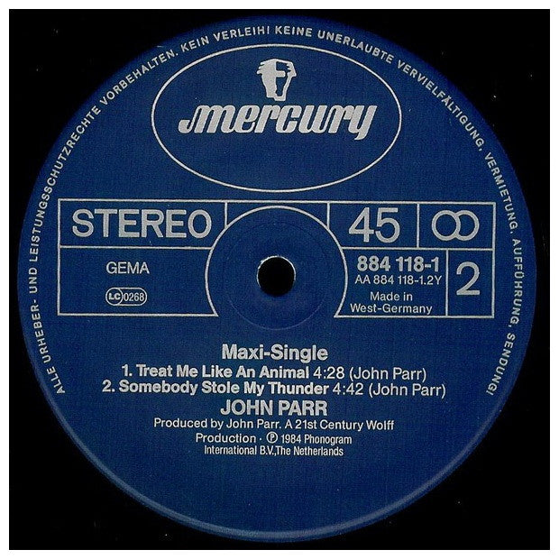 JOHN PARR - ST. ELMO'S FIRE  | 12" MAXI SINGLE VINILO USADO
