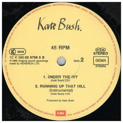 KATE BUSH - RUNNING UP THAT HILL | 12" MAXI SINGLE VINILO USADO