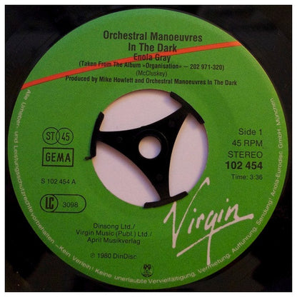 ORCHESTRAL MANOEUVRES IN THE DARK - ENOLA GAY | 7" SINGLE USADO