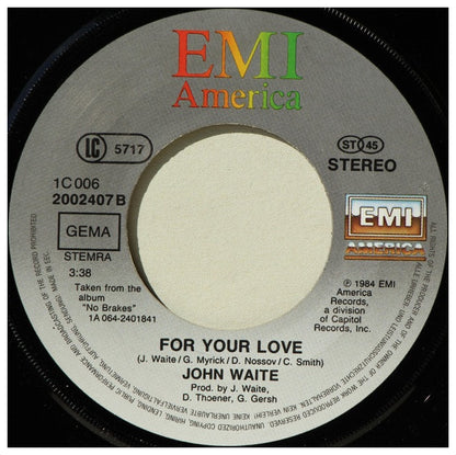 JOHN WAITE - MISSING YOU | 7" SINGLE USADO