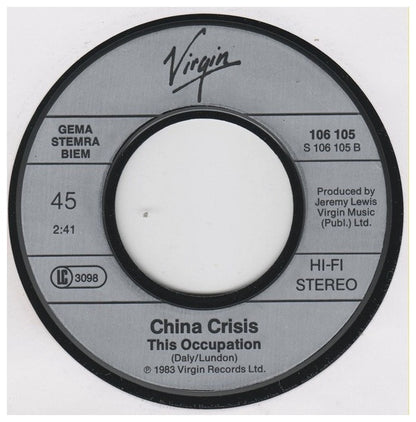 CHINA CRISIS - WISHFUL THINKING | 7" SINGLE USADO