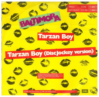 BALTIMORA - TARZAN BOY | 7" SINGLE USADO