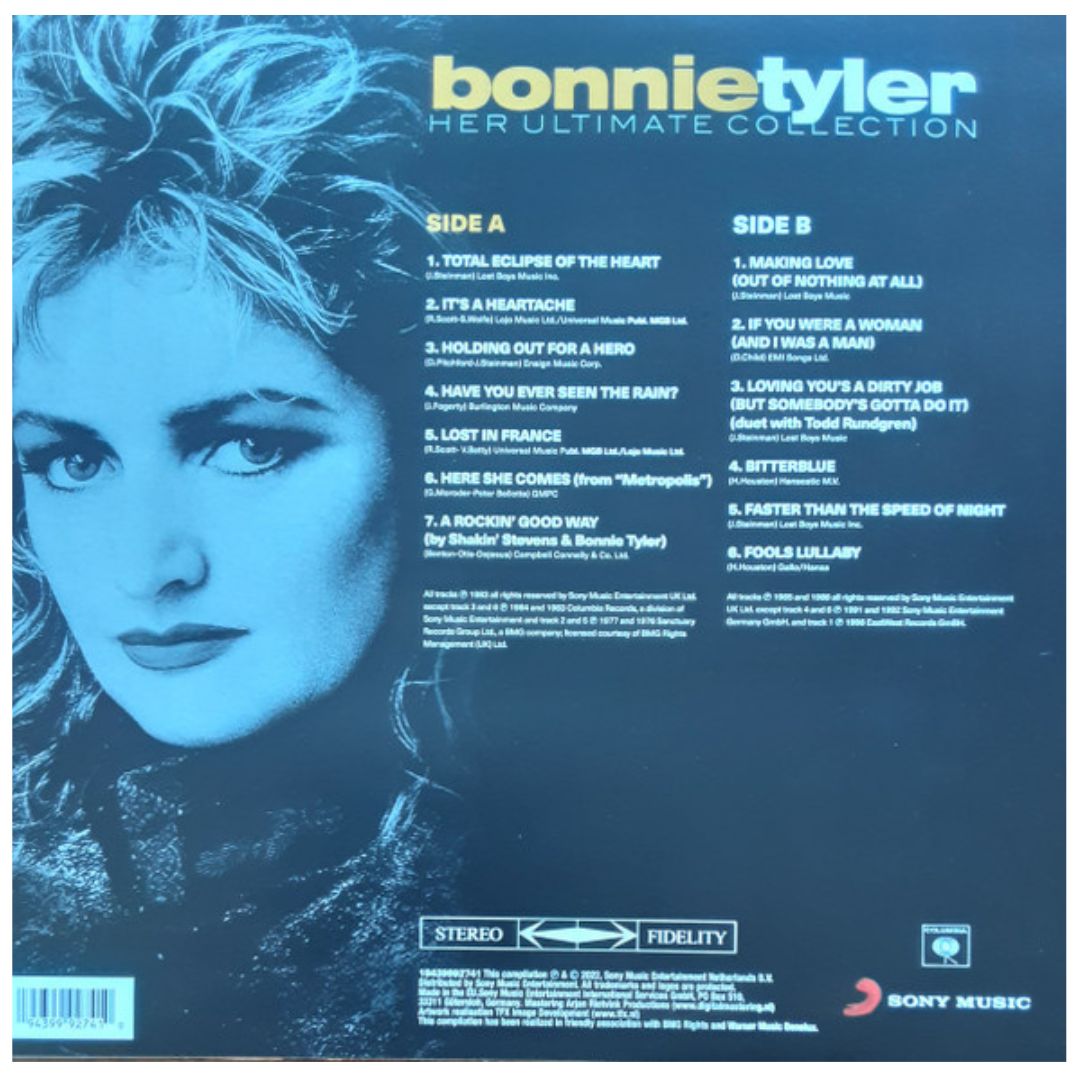 BONNIE TYLER - HER ULTIMAT COLLECTION | VINILO