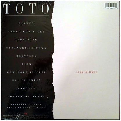 TOTO - ISOLATION | VINILO