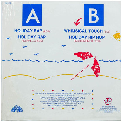 M.C. MIKER "G" & DEEJAY SVEN - HOLIDAY RAP | 12" MAXI SINGLE USADO