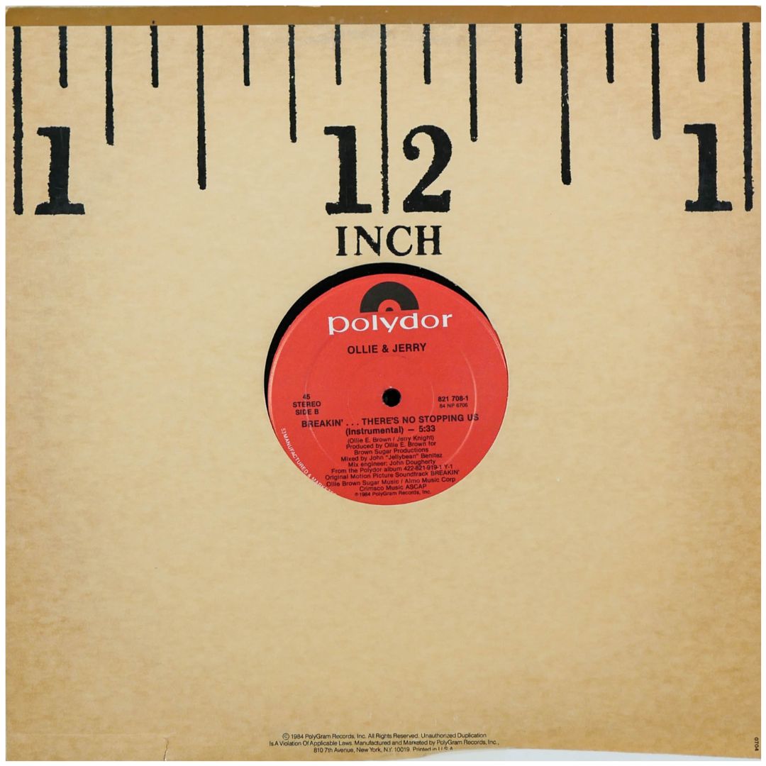 OLLIE & CHERRY - BREAKIN'…THERE'S NO STOPPING US | 12" MAXI SINGLE USADO