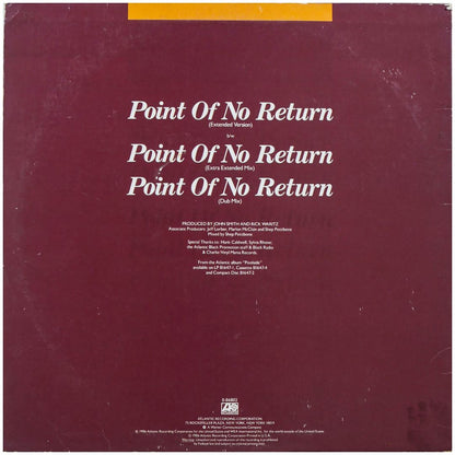 NU SHOOZ - POINT OF NO RETURN | 12" MAXI SINGLE USADO