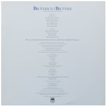 GINO VANNELLI - BROTHER TO BROTHER | VINILO USADO
