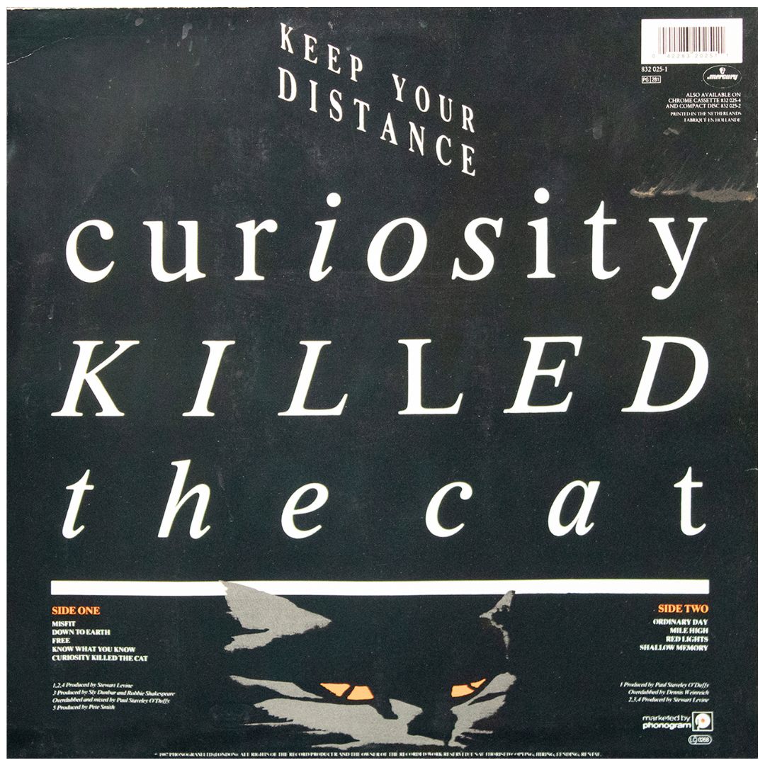 CURIOSITY KILLED THE CAT - KEEP YOUR DISTANCE | VINILO USADO