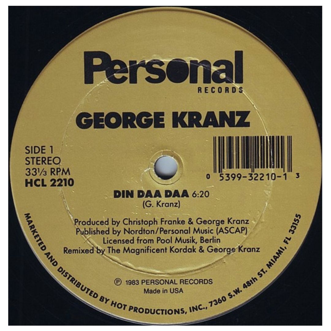 GEORGE KRANZ - DIN DAA DAA | 12" MAXI SINGLE VINILO