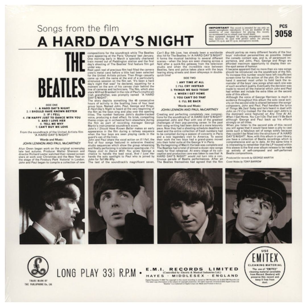 BEATLES - A HARD DAY"S NIGHT | VINILO
