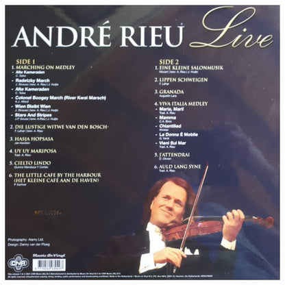 ANDRE RIEU - LIVE (BLUE VINYL) | VINILO