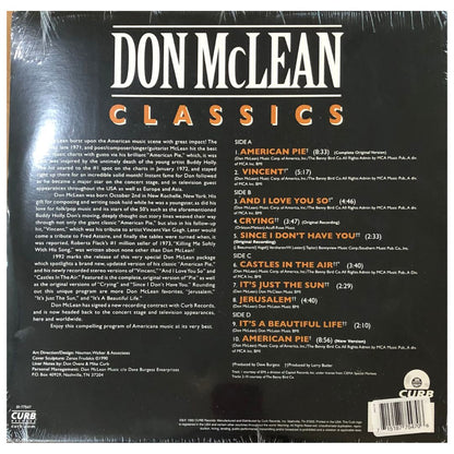 DON MCLEAN - CLASSICS | VINILO
