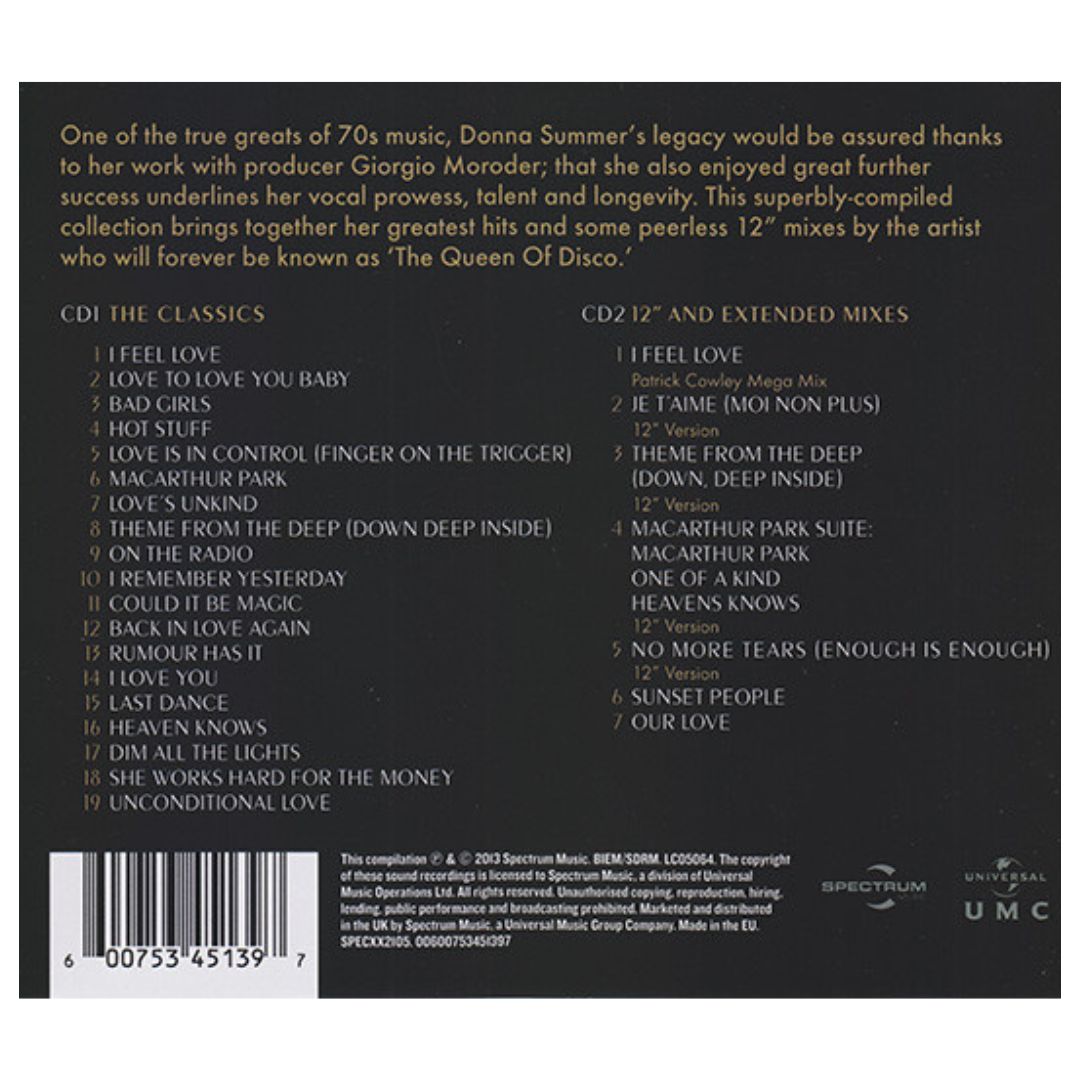 DONNA SUMMER - I FEEL LOVE: THE COLLECTION (2CD) | CD