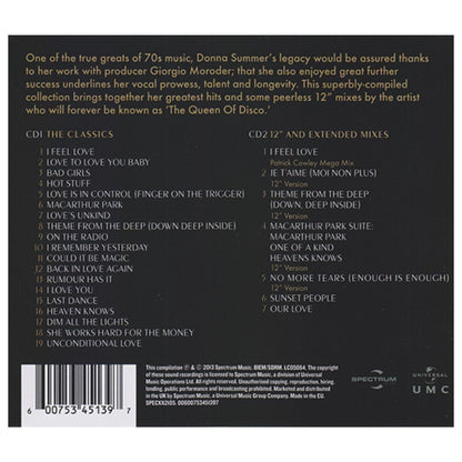DONNA SUMMER - I FEEL LOVE: THE COLLECTION (2CD) | CD