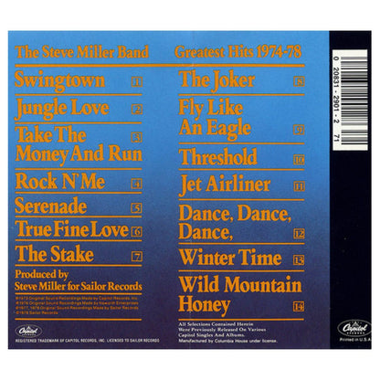 STEVE MILLER BAND - GREATEST HITS 1974-78 | CD USADO