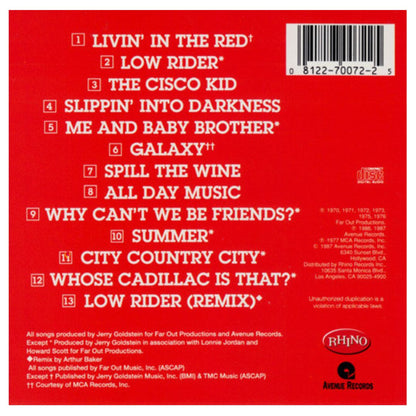 WAR - THE BEST OF WAR AND MORE | CD USADO