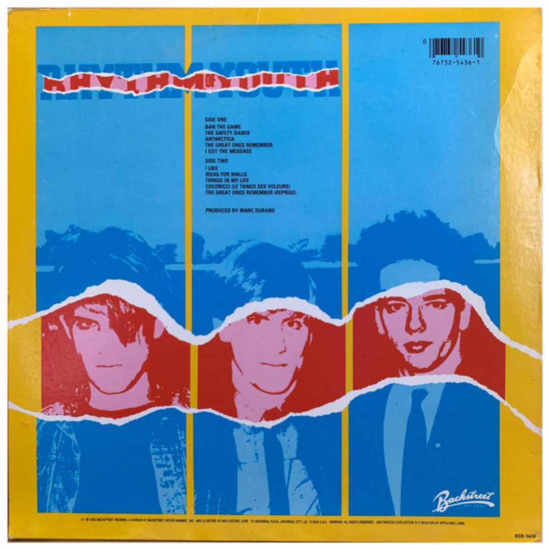 MEN WITHOUT HATS - RHYTHM OF YOUTH | VINILO