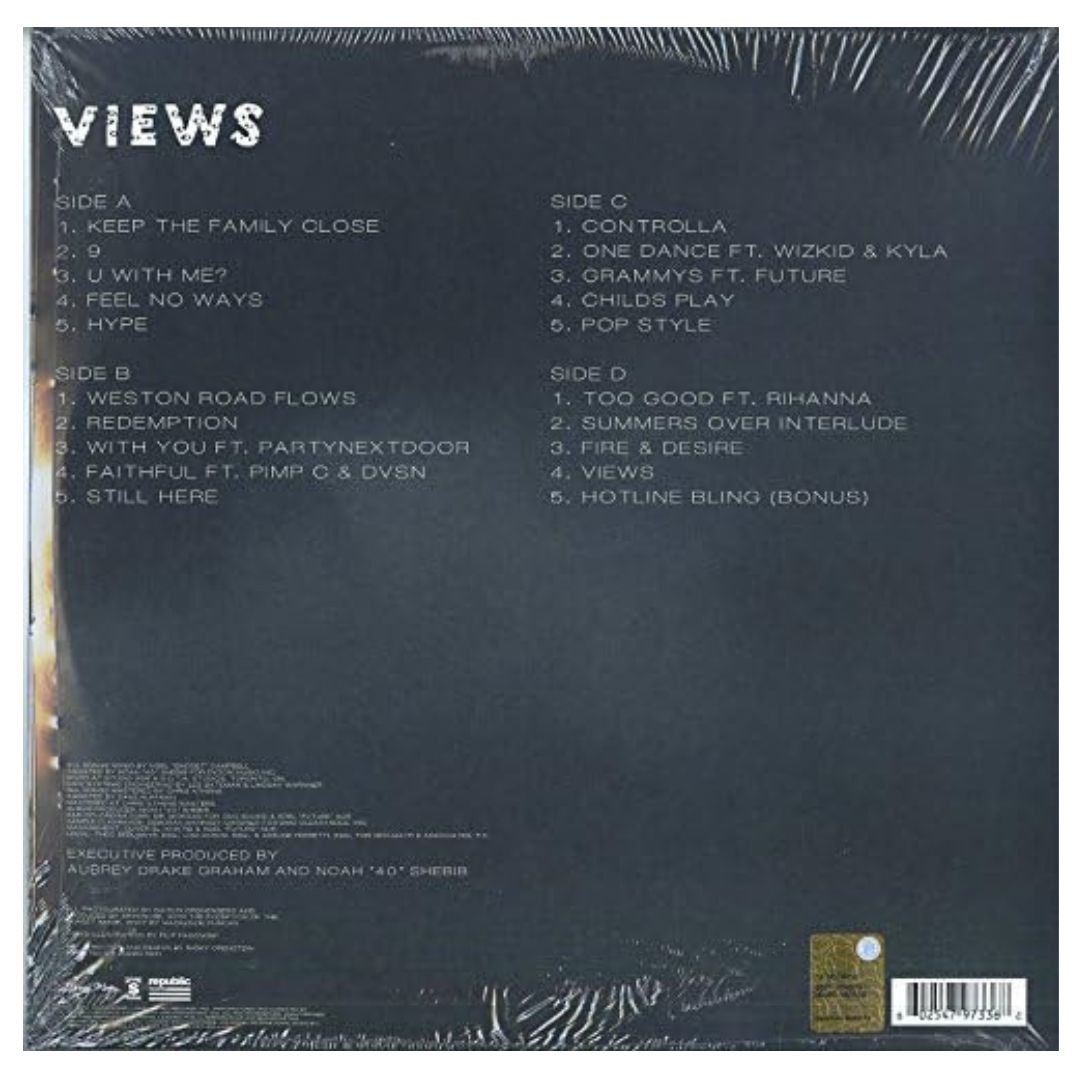 DRAKE - VIEWS (2LP) | VINILO