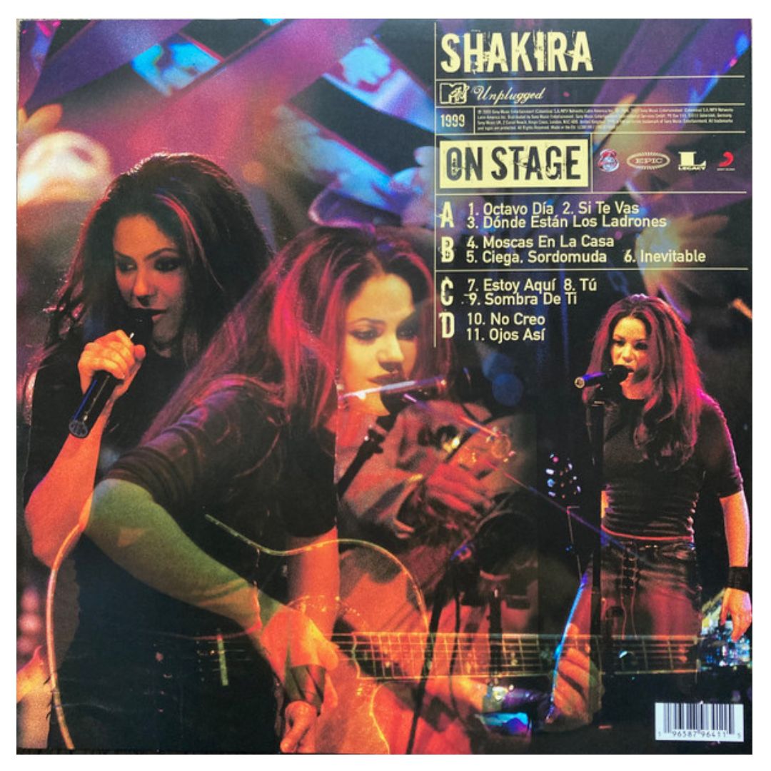 SHAKIRA - MTV UNPLUGGED (2LP) | VINILO