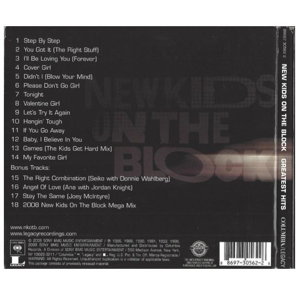 NEW KIDS ON THE BLOCK - GREATEST HITS | CD