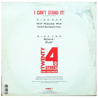 TWENTY 4TH STREET FT. CAPTAIN HOLLYWOOD - I CAN'T STAND IT | 12" MAXI SINGLE USADO