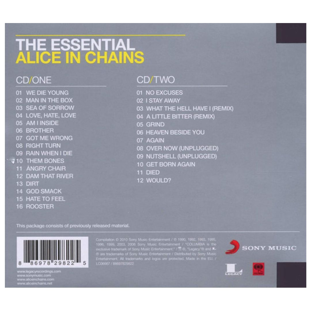 ALICE IN CHAINS - ESSENTIAL ALICE IN CHAINS (2CD) | CD