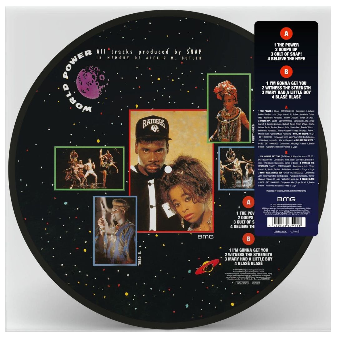 SNAP! - WORLD POWER (PICTURE DISC)(GERMANY) |  VINILO