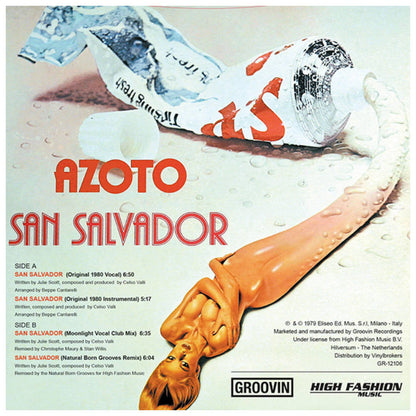 AZOTO - SAN SALVADOR | 12" MAXI SINGLE VINILO