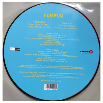 FUN FUN - HAPPY STATION/COLOR MY LOVE (PICTURE DISC) | 12" MAXI SINGLE VINILO