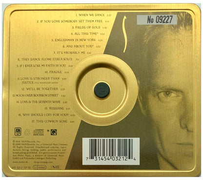 STING - FIELDS OF GOLD: THE BEST OF 1984-1994 (METAL BOX) | CD USADO