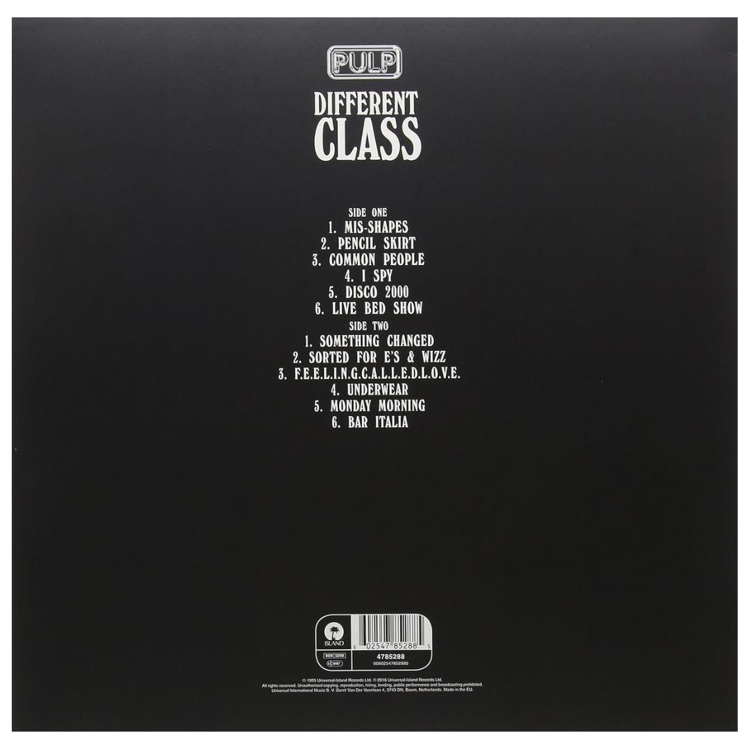 PULP - DIFFERENT CLASS | VINILO