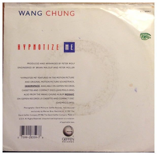 WANG CHUNG - HYPNOTIZE ME | 7" SINGLE VINILO USADO