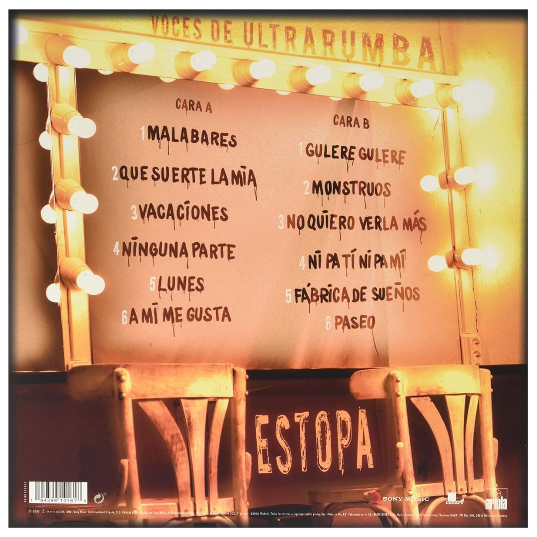 ESTOPA - VOCES DE ULTRATUMBA (ORANGE VINYL) | VINILO