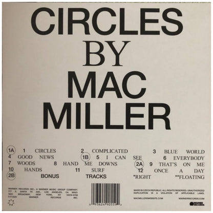 MAC MILLER - CIRCLES (CLEAR VINYL) (2LP) | VINILO