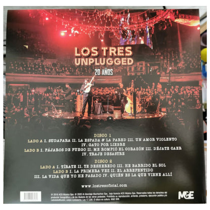 LOS TRES - UNPLUGGED 20 AÑOS (2LP) | VINILO