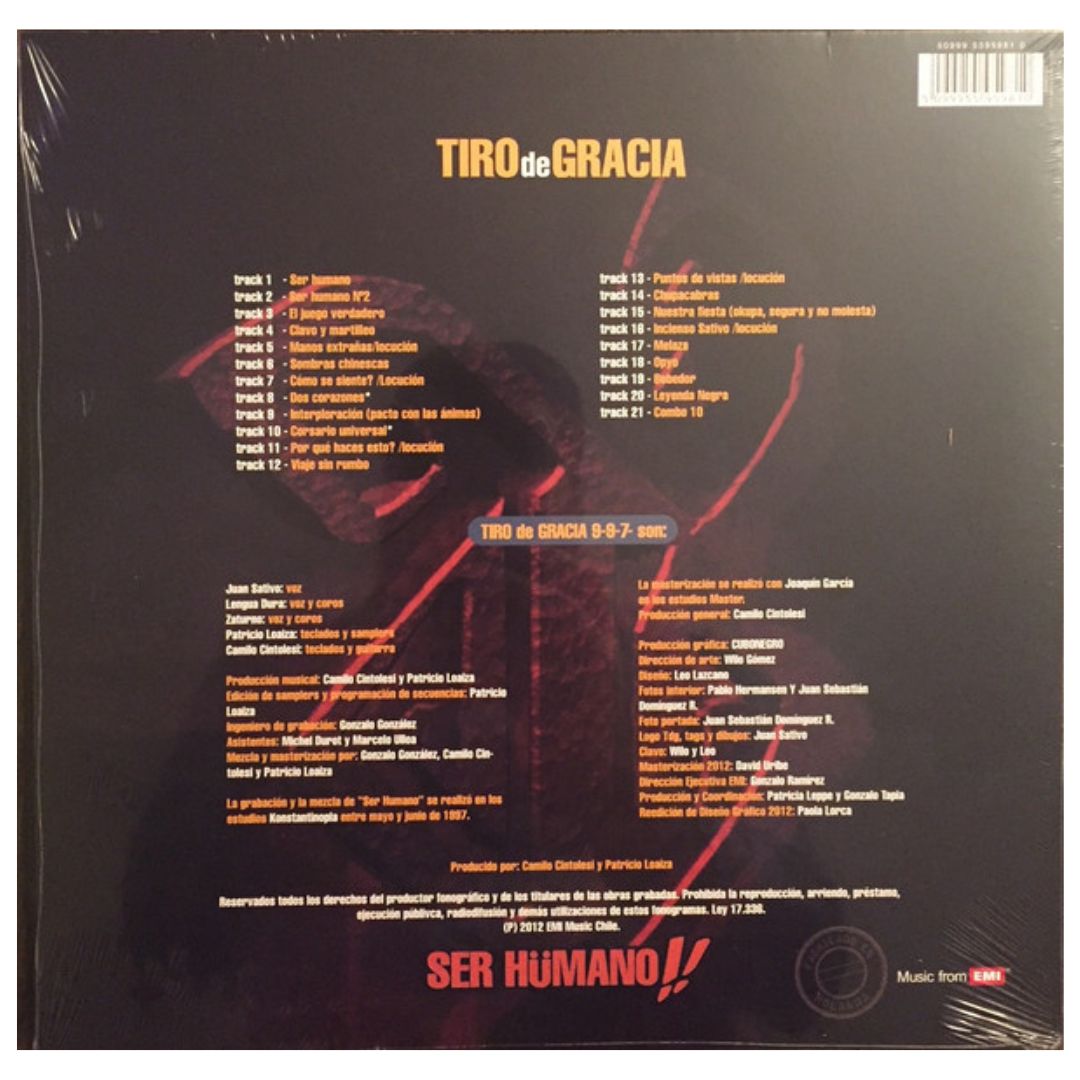 TIRO DE GRACIA - SER HUMANO | VINILO