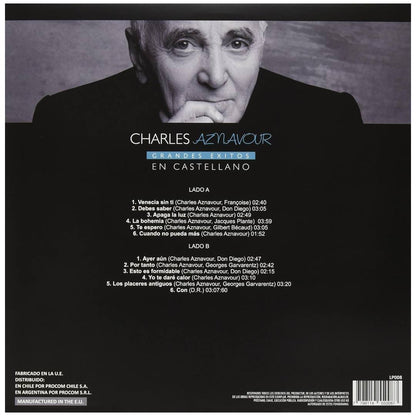 CHARLES AZNAVOUR - GRANDES EXITOS EN CASTELLANO | VINILO