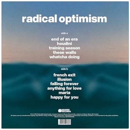 DUA LIPA - RADICAL OPTIMISM (CLEAR VINYL) | VINILO