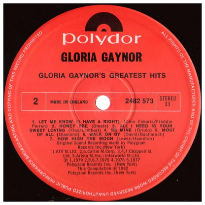 GLORIA GAYNOR - GREATEST HITS | VINILO USADO