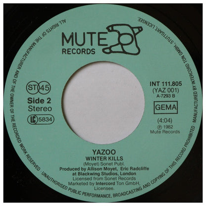 YAZOO - DON'T GO | 7" SINGLE USADO