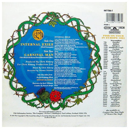 FISH - INTERNAL EXILE | 7" SINGLE USADO