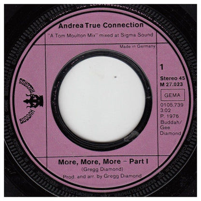 ANDREA TRUE CONNECTION - MORE MORE MORE | 7" SINGLE USADO