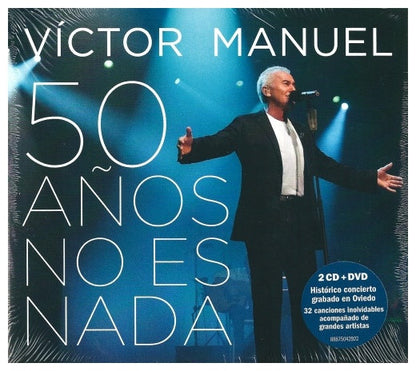 VICTOR MANUEL - 50 AÑOS NO ES NADA (2CD+DVD) | CD