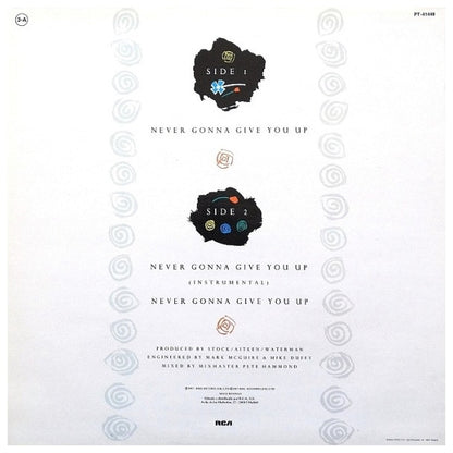 RICK ASTLEY  - NEVER GONNA GIVE YOU UP | 12" MAXI SINGLE VINILO USADO