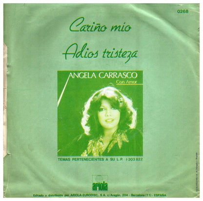 ANGELA CARRASCO - CARIÑO MIO  | 7" SINGLE USADO